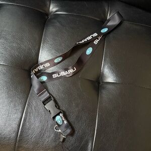 Subaru Black Lanyard Key Holder